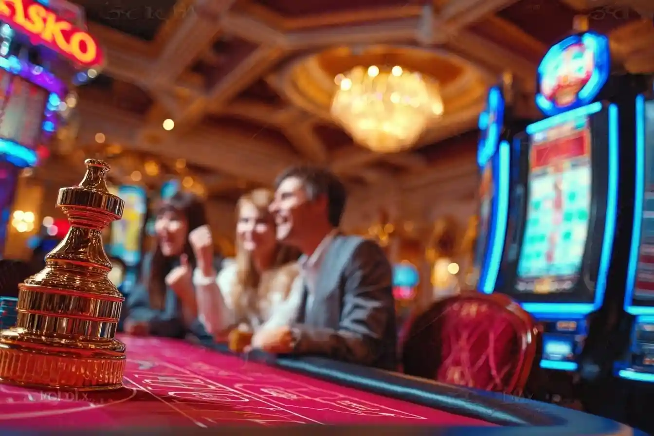 Colorful slot machine interface on a free slots platform
